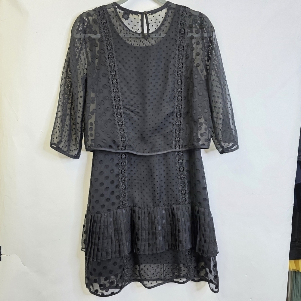 Scotch and Soda Maison Scotch Texture whimsical goth dress